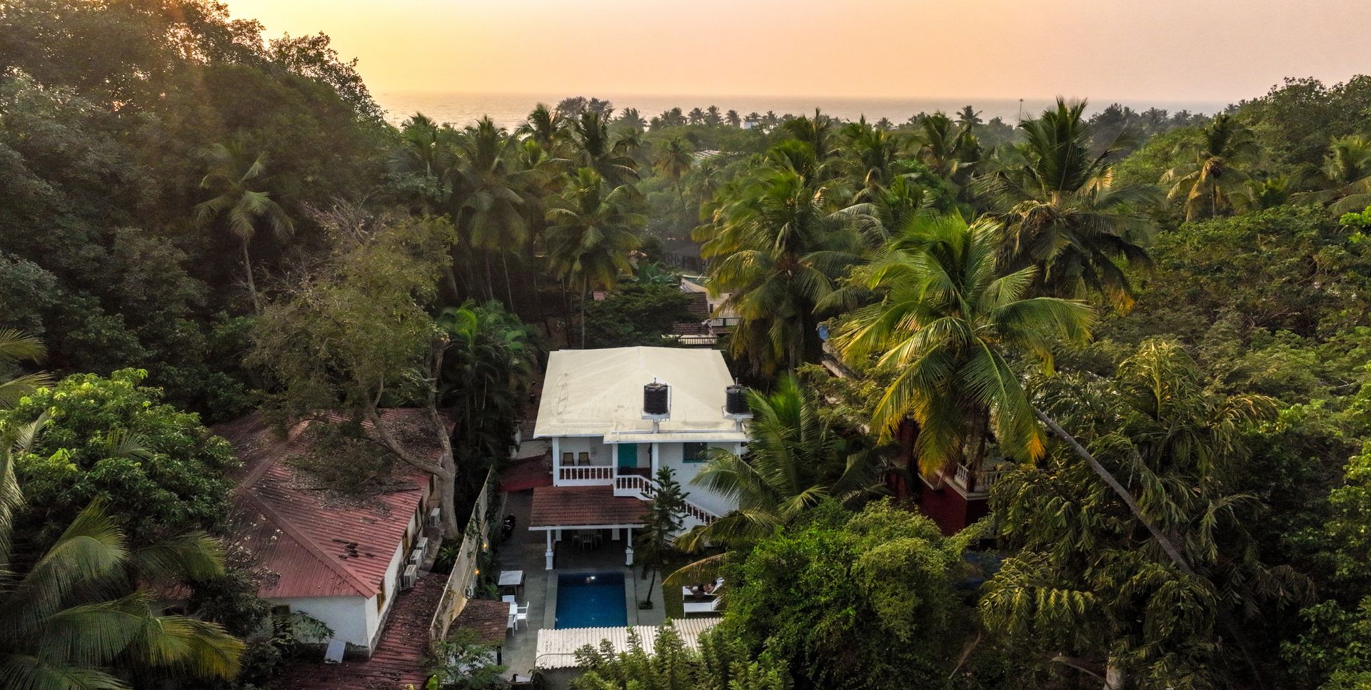 Villa Beach House calangute goa photo aerial view gallery3